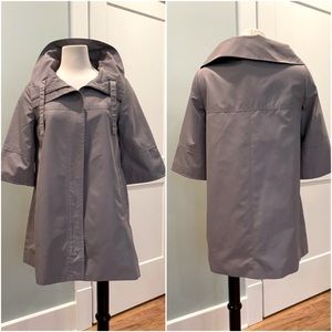 Banana Republic 3/4 Sleeve A-Line Swing Raincoat Jacket - S